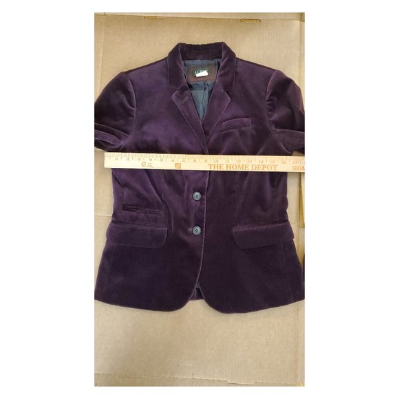 J. Crew Purple Velvet Blazer - Picture 8 of 9